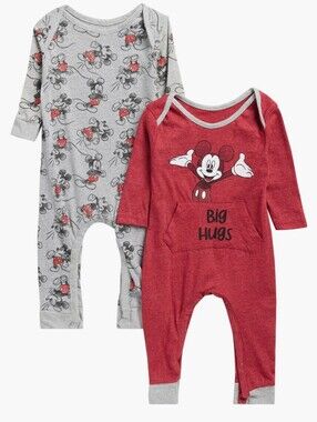 NWT Licensed Disney Mickey Mouse Romper Set